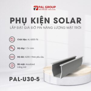 Thanh Rail Nhôm PAL-U30-5