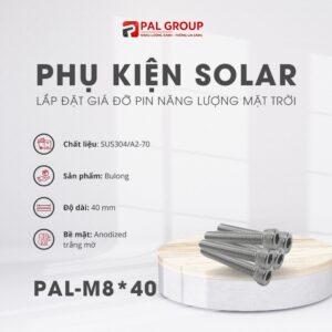 Bulong inox 304 M8*40