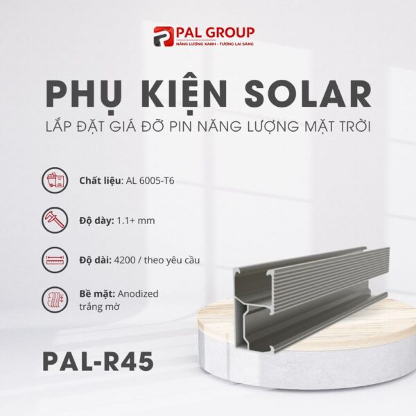 Thanh Rail Nhôm PAL-R45